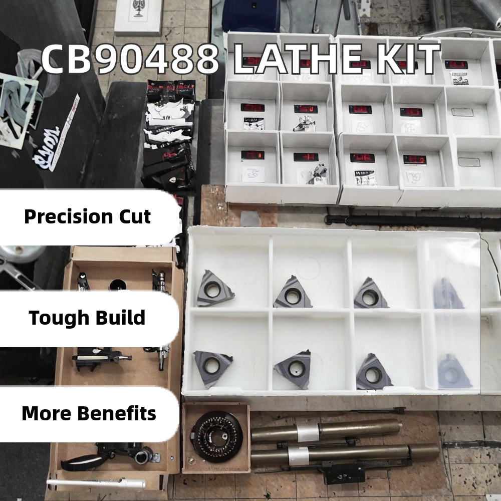CB90488 Carbide Brake Disc Inserts for CNC Lathe Machining | High Precision Cutting Tools for Cast Iron Brake Disc Turning
