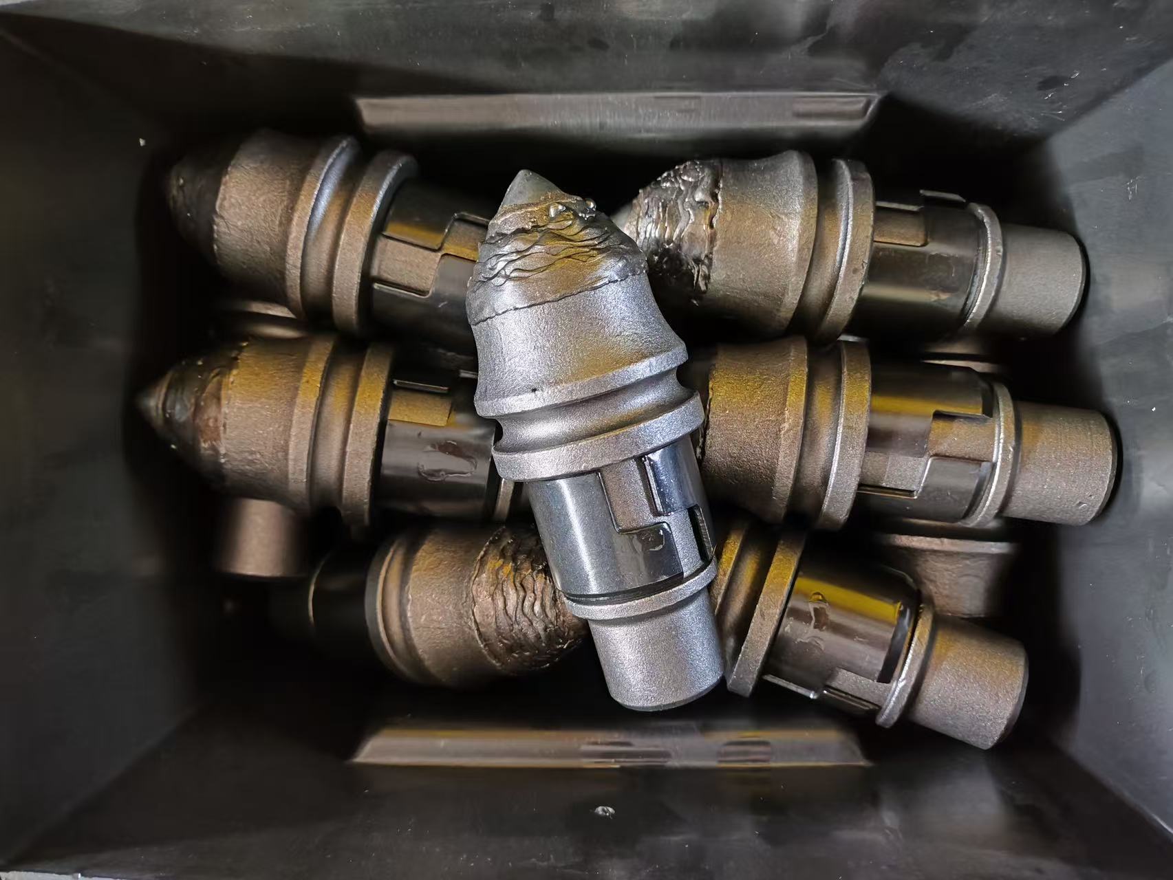 Rotary Drilling Machine Cut Teeth Pile Driving Rock Bullet Head Alloy Particle Bean Drill Bit Construction Machinery Parts