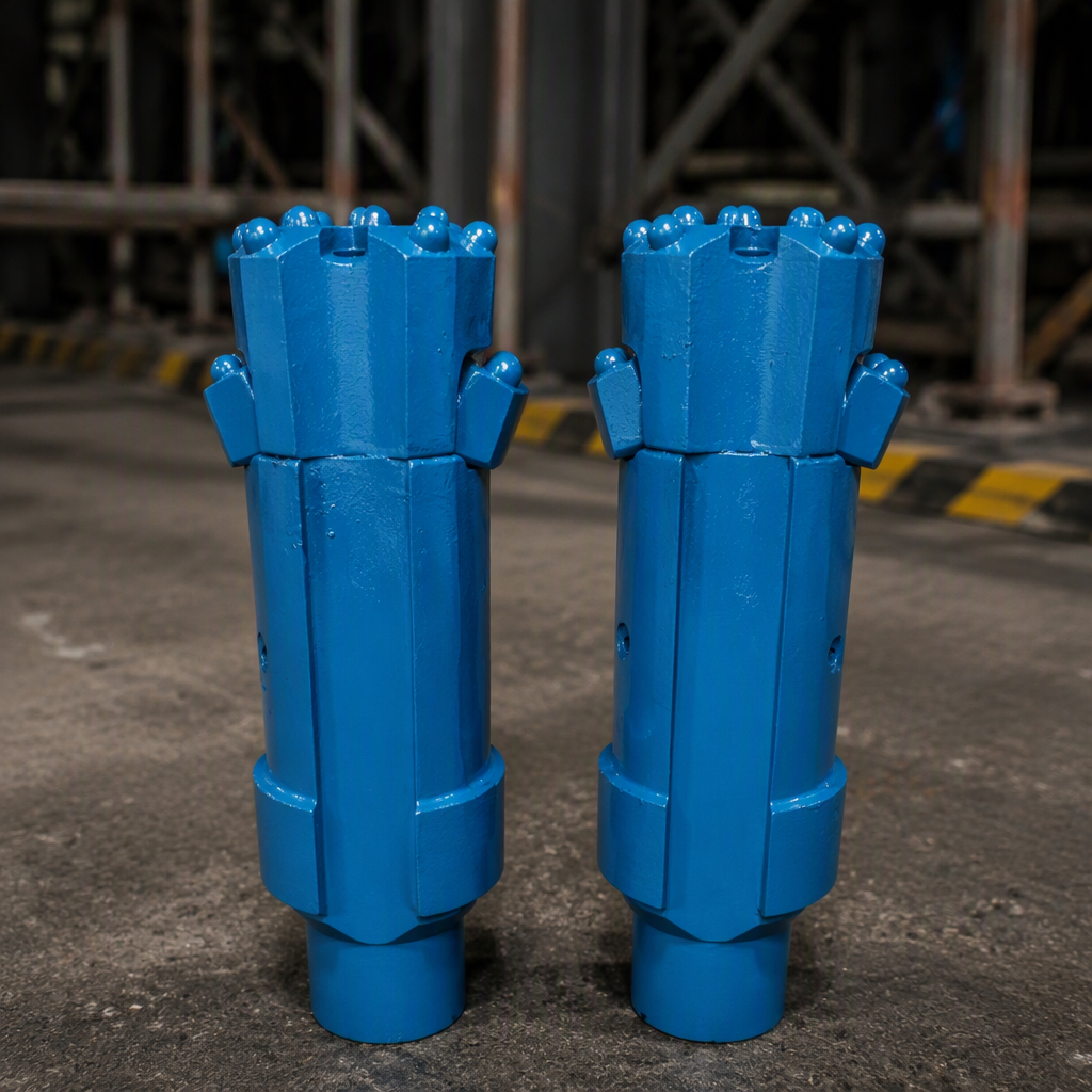 Eccentric Concentric Slide Block DTH Drill Casing System Ring Bits Forged Ore Mining Drilling Rig
