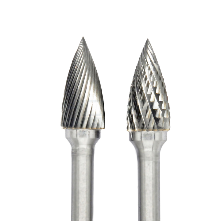 ZZST Type G Tungsten Carbide Burrs 2.35 3 6mm Shank Single & Double Cut Tooth Rotary File for DIY & Industrial Use