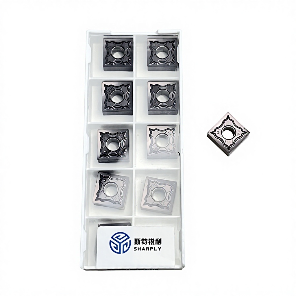 CNMG Tungsten Carbide Inserts 10Pcs CNC Lathe Turning Inserts PVD/CVD Coated HRC65 3-Year Warranty OEM Support