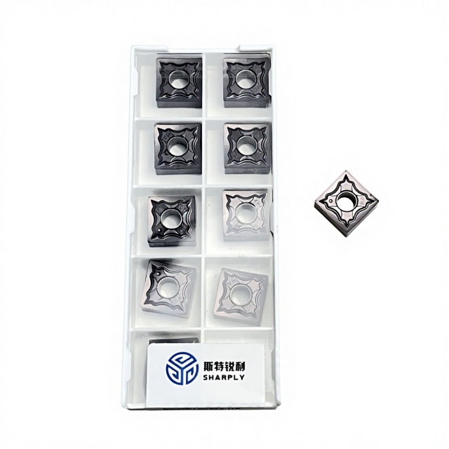 CNMG Tungsten Carbide Inserts 10Pcs CNC Lathe Turning Inserts PVD/CVD Coated HRC65 3-Year Warranty OEM Support
