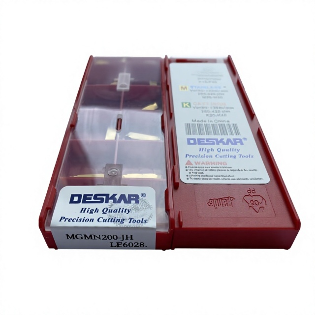 Deskar MGMN150-JH LF6028 Carbide Grooving Inserts for CNC Lathe Parting and Groove Cutting MGMN200-JH LF6028 MGMN300-JH  LF6028