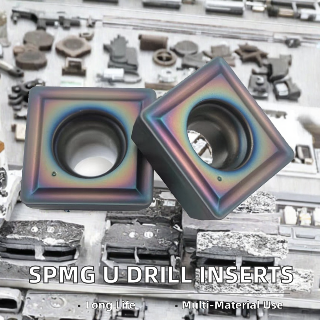 SPMG060204 Tungsten Carbide Insert Drilling Tools Square SPM Inserts PVD & CVD Coated OEM Support Made in China-SPMG 06 090408 U