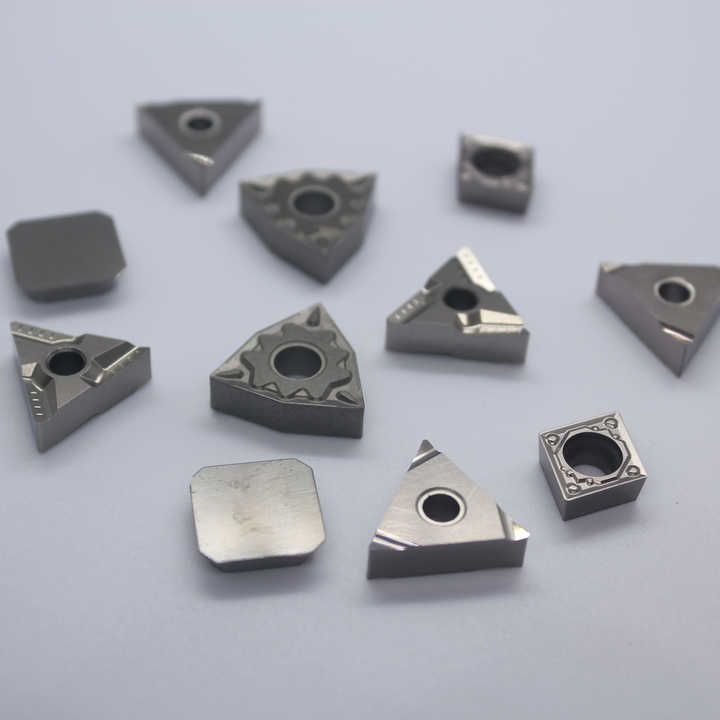 CNC Lathe Machine Tungsten Carbide Turning Insert Customizable Triangle Shaped Cutting Tools Holder