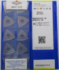 ZCC-CT TNMG 硬质合金刀片 CNC 车床用不锈钢车削刀片 TNMG160404/220408 YBG205 刀片 OEM 可定制