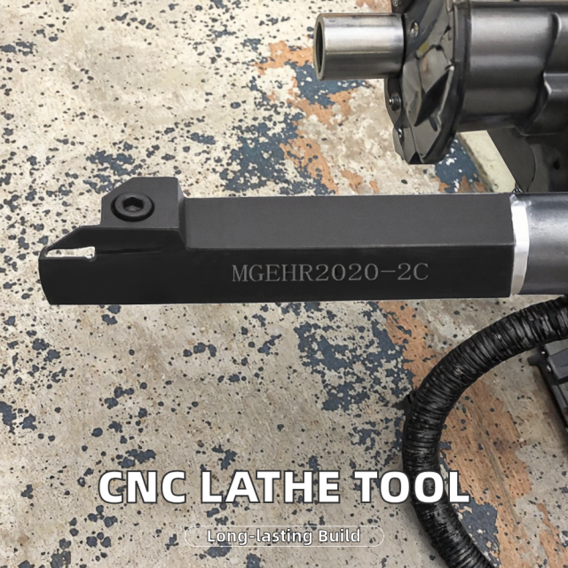 CNC Lathe Tool Hard Alloy Long Cutting Depth Grooving Turning Tools Holder MGEHR2525-3-L30 PVD Coating OEM Customizable