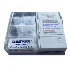 Deskar 16ER 2.0 ISO LDA Carbide Threading Inserts for External Metric Thread Turning