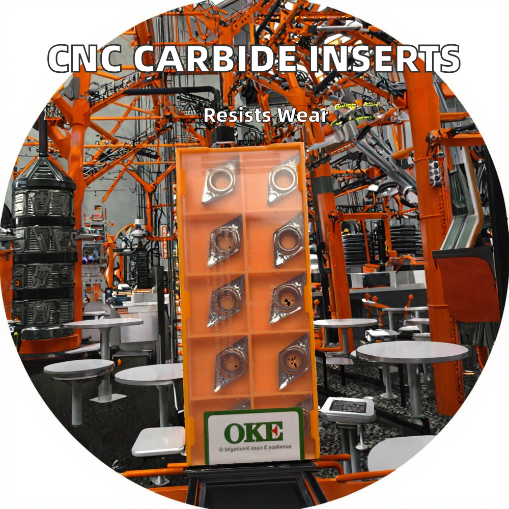 OKE CNC Triangle Milling Insert Tungsten Carbide Turning Inserts with PVD & CVD Coating OEM Customizable Inserto Carbi