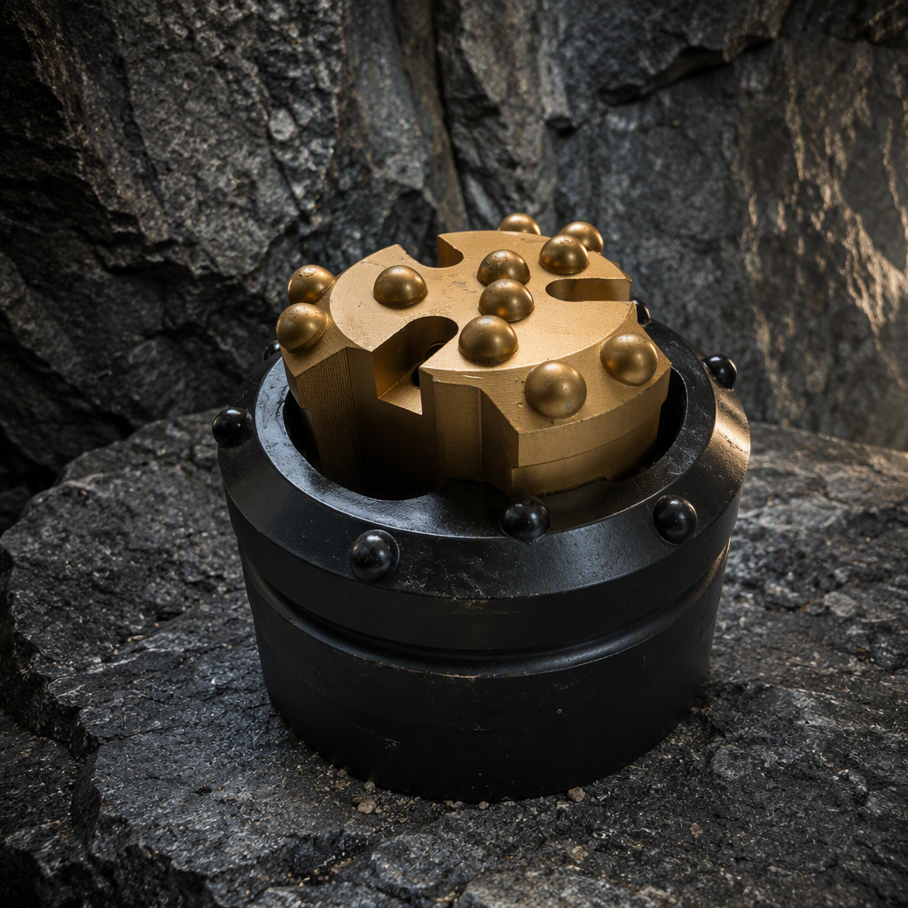 Eccentric Concentric Slide Block DTH Drill Casing System Ring Bits Forged Ore Mining Drilling Rig