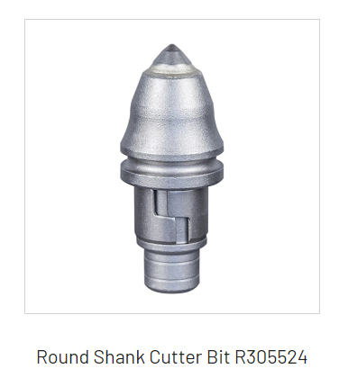 Tungsten Carbide Rotary Drilling Picks  Round Shank Cutter Bit  Bullet Teeth with Carbide Wear Parts