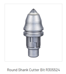 Tungsten Carbide Rotary Drilling Picks  Round Shank Cutter Bit  Bullet Teeth with Carbide Wear Parts