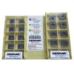 Deskar SPMG060204-TG  LF6018  Carbide Drill Inserts for U Drill CNC Hole Machining  SPMG110408-TG  LF6018