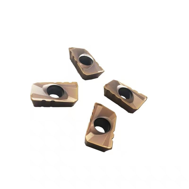 New APKT1604 Toothed Milling Insert Tungsten-Titanium-Cobalt Cemented Carbide Good Chip Removal