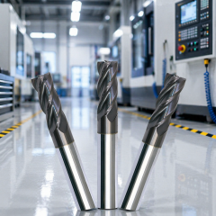 Factory Stock Available CNC Cutting Tools Milling Cutters Solid Carbide End Mills 4 Flutes 4mm 10-Piece Pack ODM OEM