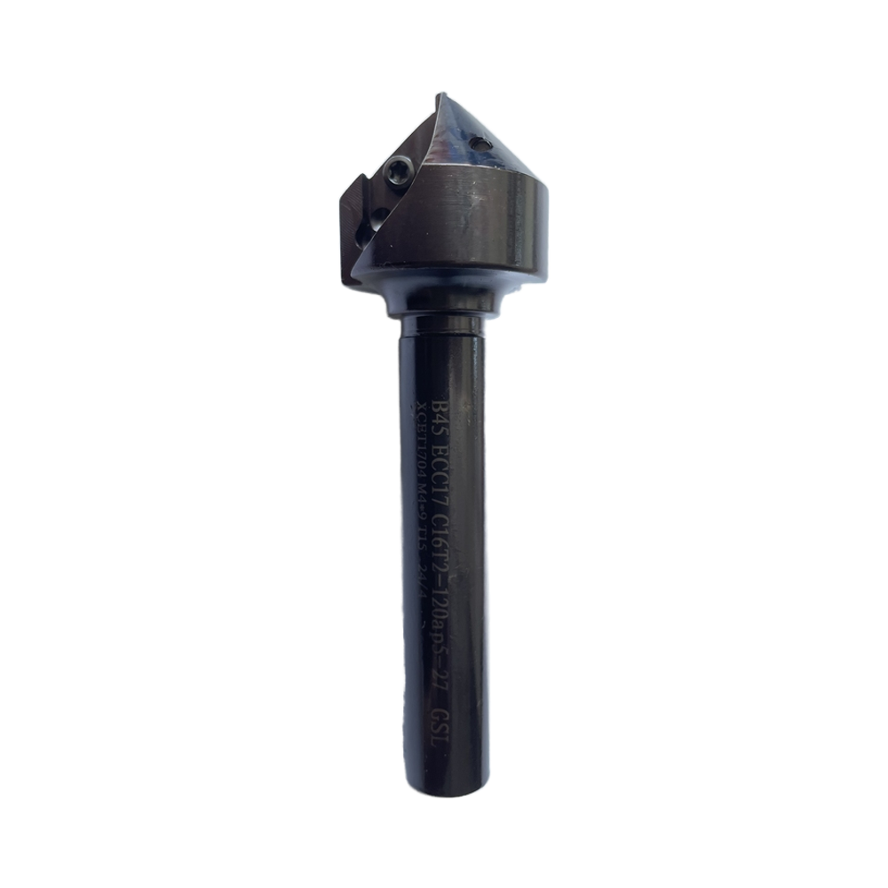 ZZST CNC Chamfering Tool Holder  B45 ECC17 C16 T2-120 Ap5-27 Large Hole Chamfering Tool ECC17005R for XCET170404 Insert