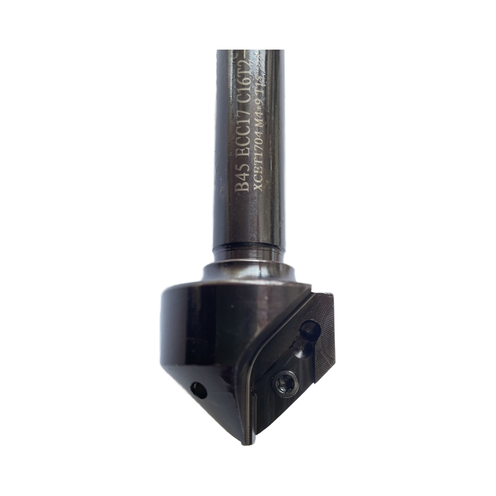 ZZST CNC Chamfering Tool Holder  B45 ECC17 C16 T2-120 Ap5-27 Large Hole Chamfering Tool ECC17005R for XCET170404 Insert