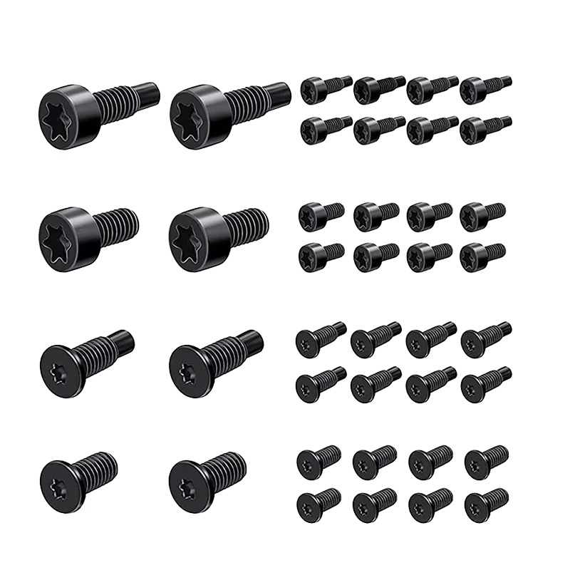 Replacement Security Screws for Ring Video Doorbell Fine Thread Long Short T6 T15 Screws Metric Measurement for Screwdriver