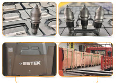 Tungsten Carbide Tip 22mm BKH105 Bullet Conical Bit for Rotary Drill Rig Foundation Drilling Auger High Performance