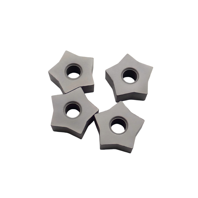 Tungsten Carbide Chain Saw Inserts Star Shape Carbide Tips for Marble Granite CNC Chain Saw Cutting K10 K20 YG6 YG8