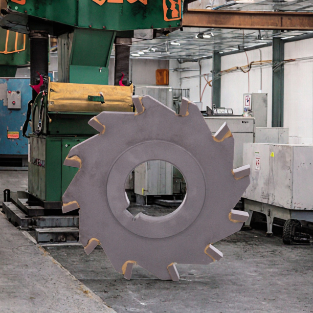 High Performance Carbide Inserted Blade 3-Flute 45HRC OEM/ODM Customizable Side and Face Milling Cutters
