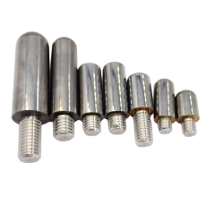 Cemented Carbide Peg in Bead Mill OEM Customizable Tungsten Carbide Threaded Grinding Pin for Sand Mill Steel Welding Factory