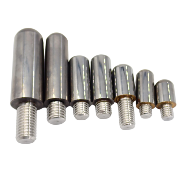 Cemented Carbide Peg in Bead Mill OEM Customizable Tungsten Carbide Threaded Grinding Pin for Sand Mill Steel Welding Factory