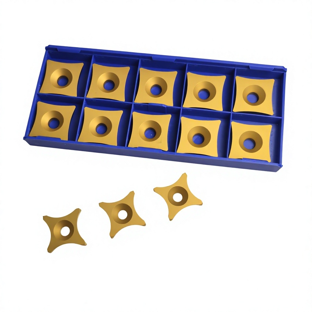 Carbide CNC Inserts Series Six Sided OD Scarfing Inserts for Pipe and Tubes