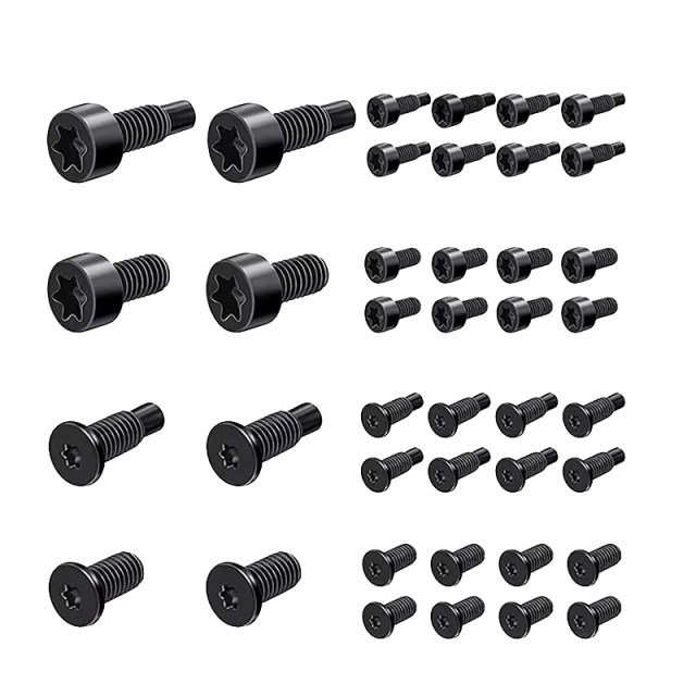 Replacement Security Screws for Ring Video Doorbell Fine Thread Long Short T6 T15 Screws Metric Measurement for Screwdriver