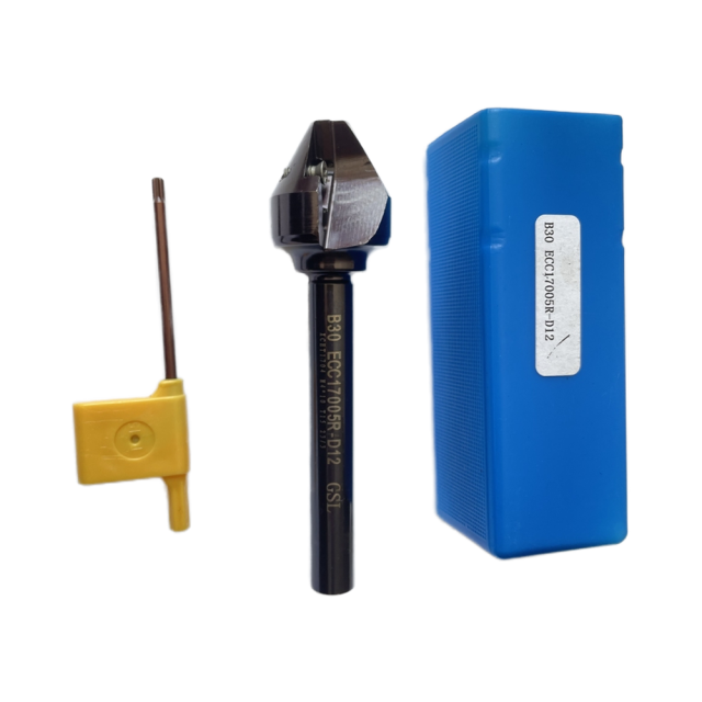 CNC Lathe Chamfering Tools Tungsten Carbide Boring Bar XCET310404 Compatible 30 45 60 Degrees Altin Coating OEM Customizable