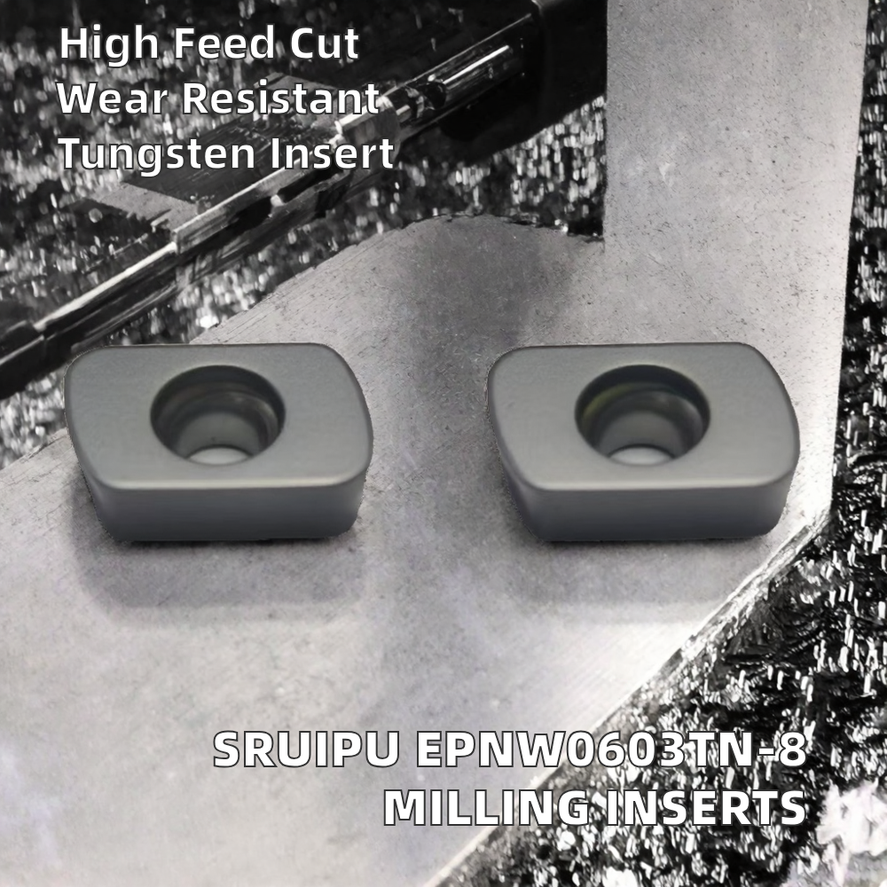 EPNW0603High-feed Milling Insert Series High-efficiency Roughing of Mold Steel and Stainless Steel.
