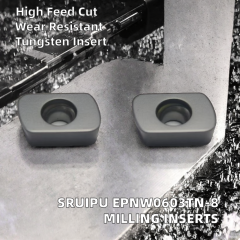 EPNW0603High-feed Milling Insert Series High-efficiency Roughing of Mold Steel and Stainless Steel.