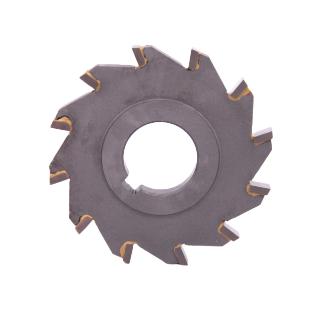 High Performance Carbide Inserted Blade 3-Flute 45HRC OEM/ODM Customizable Side and Face Milling Cutters