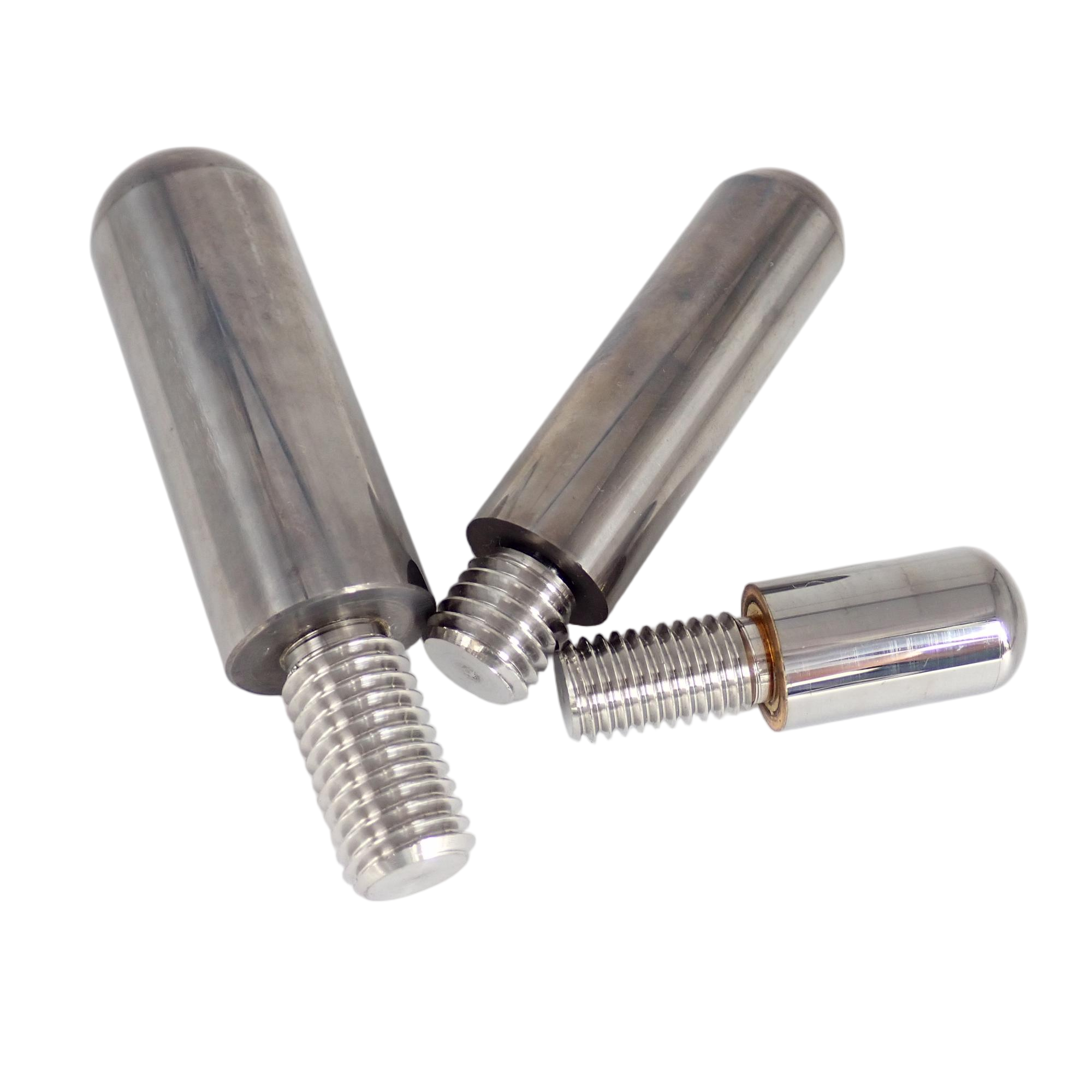 Cemented Carbide Peg in Bead Mill OEM Customizable Tungsten Carbide Threaded Grinding Pin for Sand Mill Steel Welding Factory