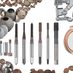 High Quality HSS-E NRT Form Taps Bronze Coated Roll Taps for Stainless Steel for CNC Machine Tools