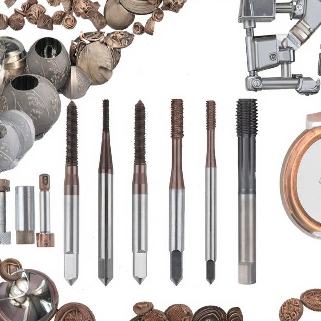 High Quality HSS-E NRT Form Taps Bronze Coated Roll Taps for Stainless Steel for CNC Machine Tools