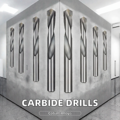 Alloy Parallel Shank Drill Bits for Fried Dough Twists Carbide Parallel and Taper Shank for Fried Dough Work