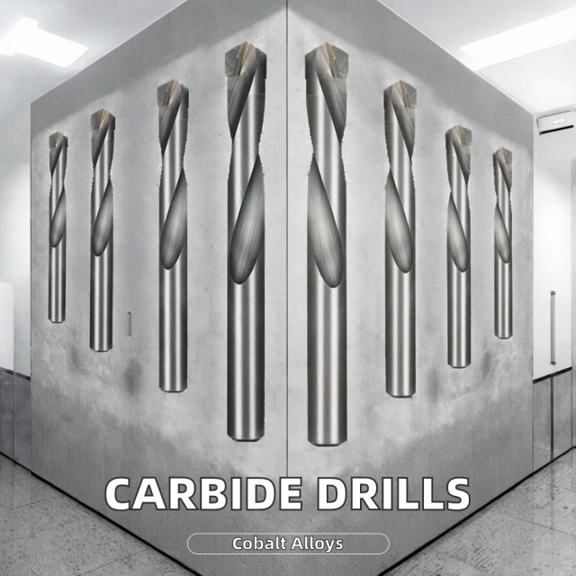 Alloy Parallel Shank Drill Bits for Fried Dough Twists Carbide Parallel and Taper Shank for Fried Dough Work
