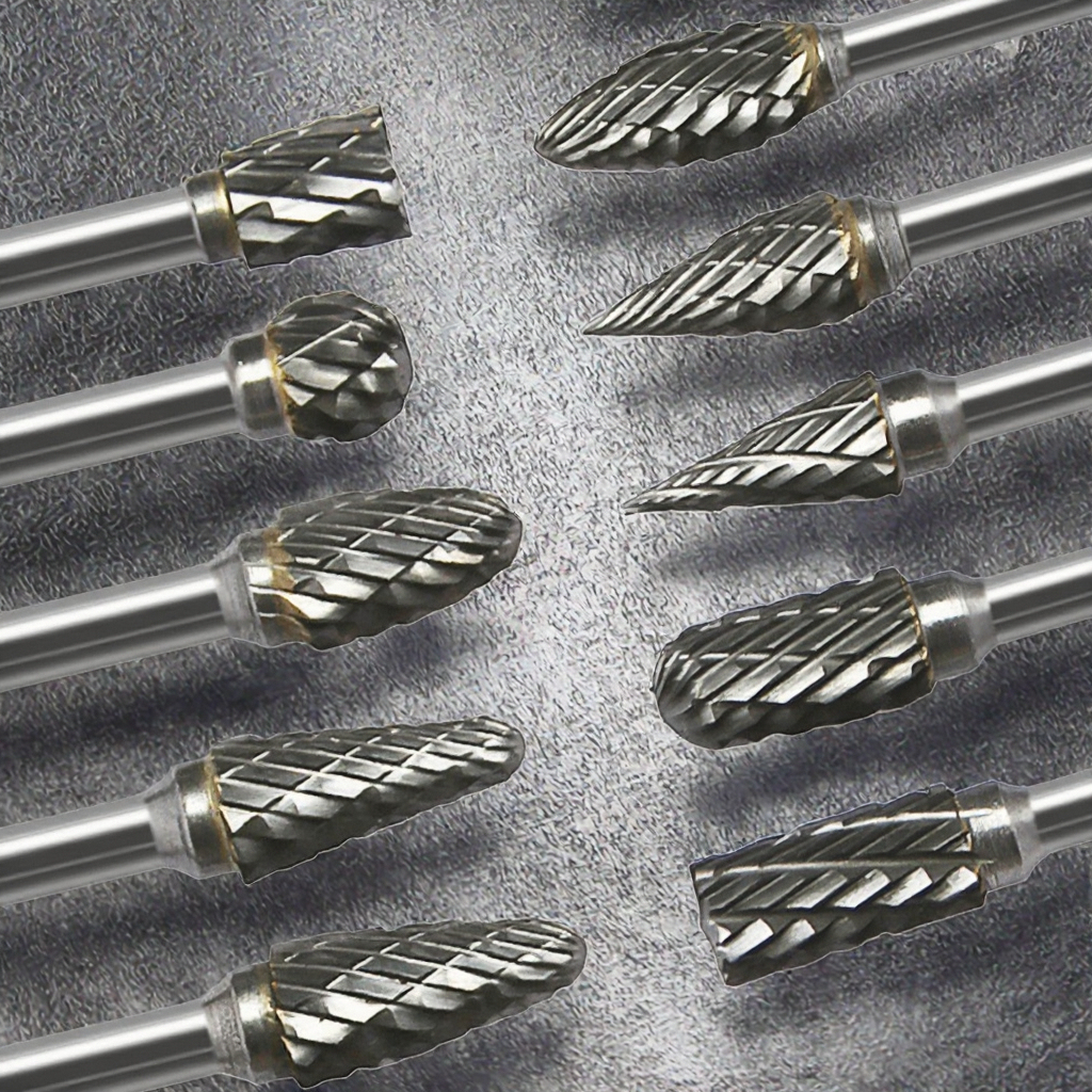 Dual Cut 3mm Shank Tungsten Carbide Rotary Tool Dremel Electric Grinding for Metal and Wood Customizable OEM Support