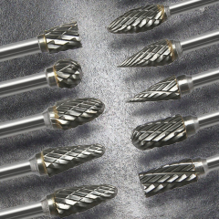 Dual Cut 3mm Shank Tungsten Carbide Rotary Tool Dremel Electric Grinding for Metal and Wood Customizable OEM Support