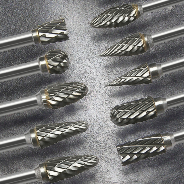 Dual Cut 3mm Shank Tungsten Carbide Rotary Tool Dremel Electric Grinding for Metal and Wood Customizable OEM Support