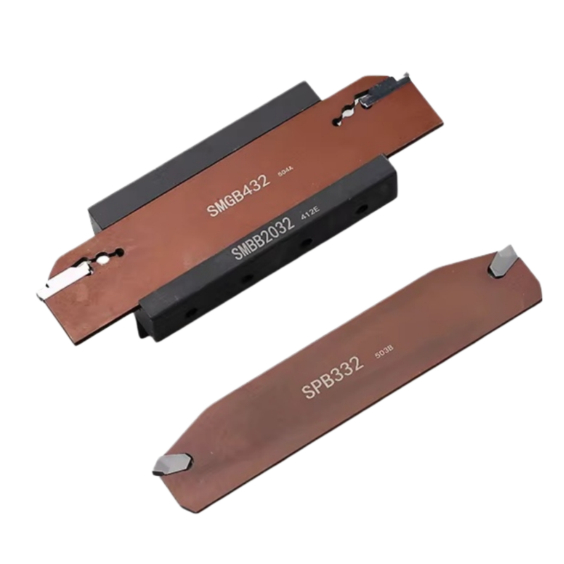 CNC Cut off Blade Insert Holder Hard Alloy for Machining Center External Turning Tool Single/Double Head