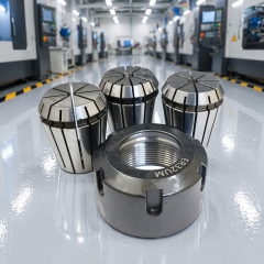 ZZST ER Collet Chuck Set with ER Collets and Clamping Nut for CNC Milling Machines