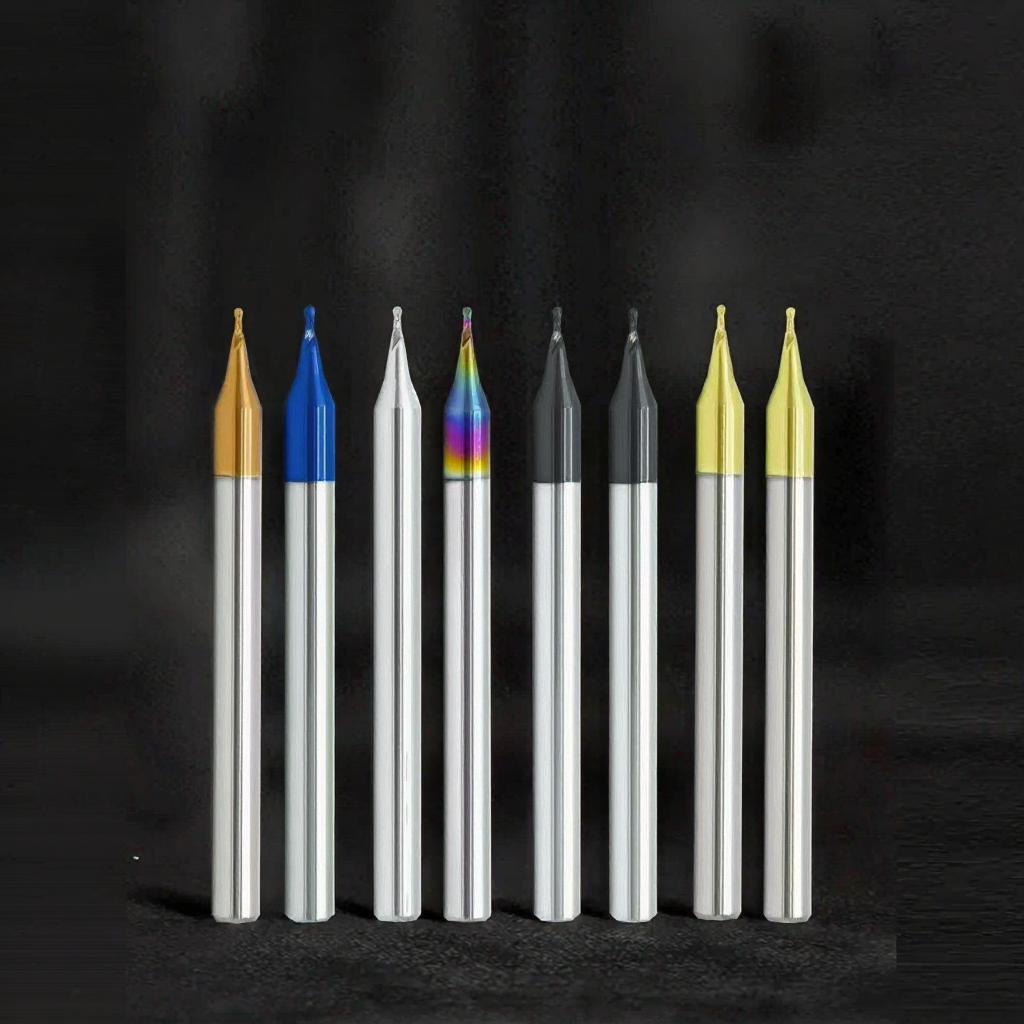 6mm Square End Milling Cutter for CNC Machine 45HRC Coated with 3-4 Flutes Overall Length 50MM Conventional Milling Cutting Tool