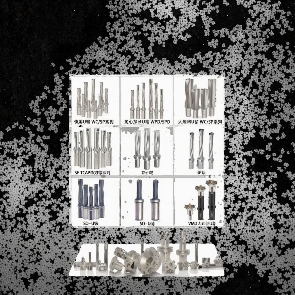 Tungsten Steel Center Drill Bit for Water Jet 2D/3D/4D/5D Deep Hole Drilling