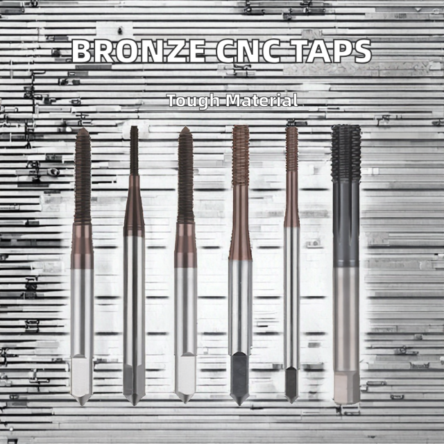 High Quality HSS-E NRT Form Taps Bronze Coated Roll Taps for Stainless Steel for CNC Machine Tools