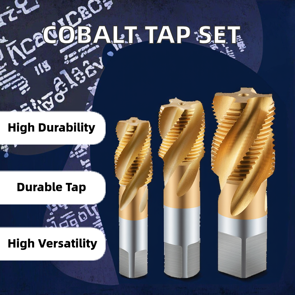 Cobalt Containing Tin Coated Pipe Thread Tap Machine Tap G ZG RC NPT PT 1/16 1/8 1/4 3/8 1/2 3/4 SQ-119