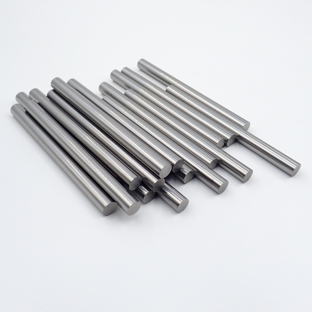 Polished Surface Solid Cemented Tungsten Carbide Rod 100mm Length YL10.2 Tungsten Alloy Bar China Manufacturer