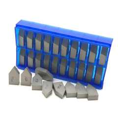 YG6 Cemented Tungsten Carbide Brazed Turning Insert Lathe Tool Tip Cast Iron Machining High Wear Resistance HRA89-91 Hardness
