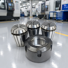 ZZST ER Collet Chuck Set with ER Collets and Clamping Nut for CNC Milling Machines